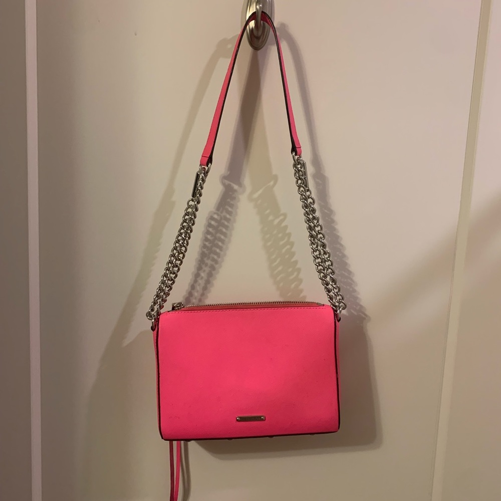 Rebecca minkoff cross body HOT PINK